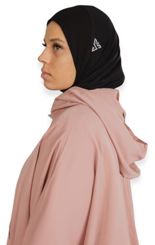 Safwa® Hijab Sport Femme SafwaFlow™ Respirant et Léger – Anti-Transpiration, Maintien Parfait, Confort Actif, Idéal Fitness Running Musculation Travail