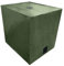REKUBIK IBC Cover UV-Schutz Gewebe mit Klettverschluss in Grün Tankgröße 1000l IBC (120x100x116cm)