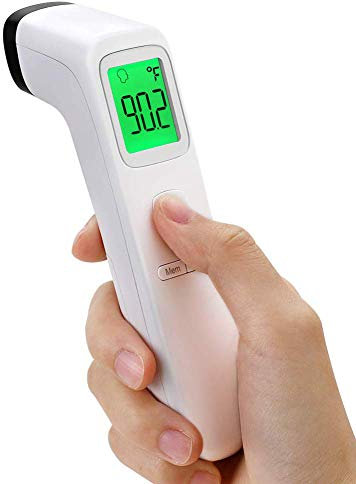 JingYing Termometri elettronici Senza Contatto Termometro a infrarossi termometro Temperatura della Fronte termometro Auricolare Digitale Pistola la Temperatura del Bambino della Famiglia Adulta