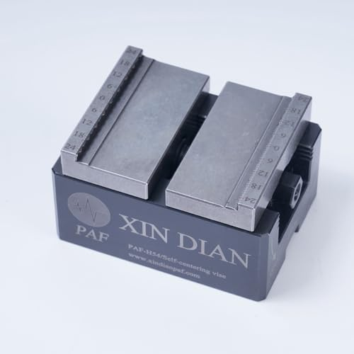 H54-50-75 Self-Centering Vise for CNC & Medium Workpieces, 50-75mm (1.97-2.95) Jaw Opening, 40Nm Torque, 4CR13H Steel, ±0.03mm Precision, EROWA/3R Compatible