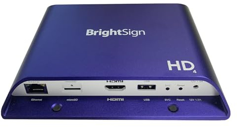 BrightSign HD1024 Expanded I/O Player with 8GB MicroSD Card (Renewed)