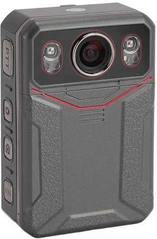 FILFEEL 4K GPS IP68 Vattentät Kroppsburen Kamera med 3300mAh Batteri Nattseende, Bärbar Videoinspelare för Polistjänst Videoröst 14 Timmars Inspelning, 120 Graders Vidvinkel