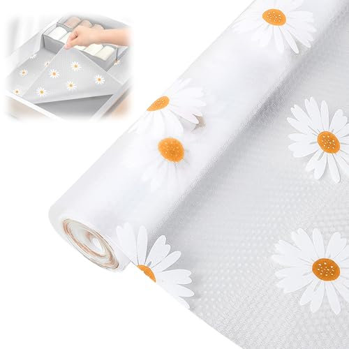 YALiya Tappetino Frigo, Trasparente Tappetino Antiscivolo, EVA Tappetino Cassetti Cucina, 30 * 500Cm, Tagliato su Misura, per Armadi da Cucina, Scaffali, Rivestimenti di Cassetti, Frigoriferi