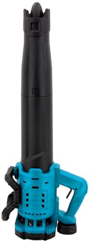 Aspiratore elettrico senza fili ricaricabile per spazzatrice per foglie spazzolate ad alta potenza per accessorio per la pulizia del giardino Blu Nero