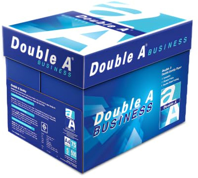 Double A Business A4 75gsm Multipurpose Printer Copier Paper – 2500 Sheets (5 x 500), Printing Paper for Laser, Inkjet, Copy & Fax, Printer Paper A4 White, Printer Paper for Home & Office