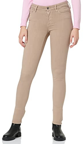 REPLAY Luzien Hyperflex Colour XLite, Jeans para Mujer, Gris (Light Taupe 803), 25W / 32L