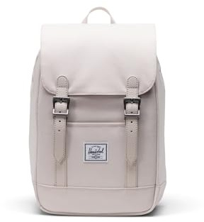 Herschel Zaino unisex, modello mini, unico scomparto, chiusura magnetica con cinghie, tasche interne e sul davanti, spallaci lisci e regolabili, manico per trasporto a mano, dimensioni 29x23x