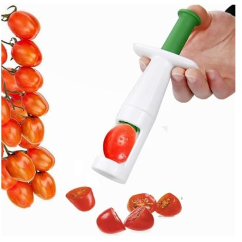 KOMUNJ Traubenschneider, Grape Slicer, Obstschneider für Kirsche, Kreative Schnittwerkzeuge Für Salat-Gadgets für Kinder Party