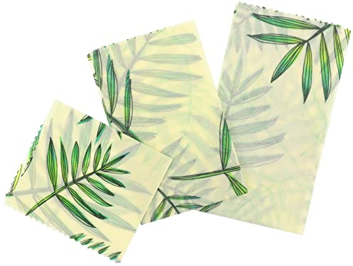 Garneck 3pcs Beeswax Wraps Food Packing Paper Non-Stick Reusable Paper Baking Food Wraps