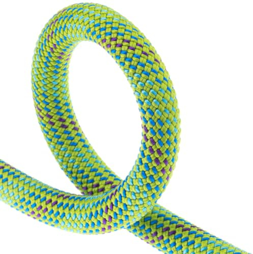 FIXE - Cuerda Dinámica FOIXARDA para Escalada Deportiva - 9,8 mm de Diámetro - Poliamida - Roca y Rocódromo - 80 m - Color Verde