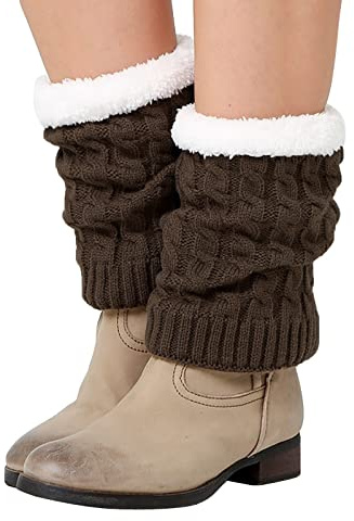 Cocila Calcetines Calentitos Mujer Calentadores De Piernas Botas Cálidas Lana Tejida Y Engrosada And Deporte Niños Purpurina Termicos Invierno Colores Polares Térmicos Niña Granate Que No