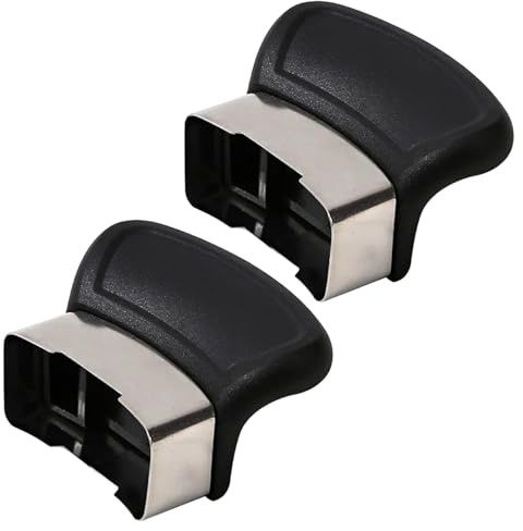 Peosaard Accessori da cucina, Manici di ricambio per pentole 2 pezzi Maniglie laterali in bachelite resistenti al calore per pentole smaltate compatibili con induzione Design a foro singolo, Maniglia