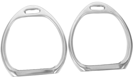 UTHCLO Högstyrka Aluminiumlegering Häststigbyglar Ergonomiska Non Slip Säkerhetsstigbyglar för Engelska och Western Ridutrustning för Träning och Tävling