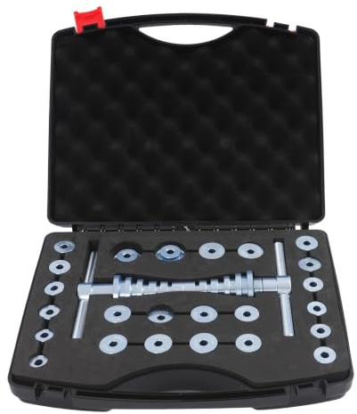 LXKJDS Outil Installation Roulement Vélo 18 Paires Alu Boîte VTT Cyclisme | Outil installation roulement vélo 18 paires, alu anodisé, boîte rigide, compatible BB86 BB30 PF30, VTT route.