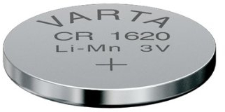 Batterie Varta Professional Electronics Type : 6620 / CR1620 Spannung: 3V Größe: 2,0 mm Durchmesser: 16,0 mm Blister PDA-Punkt