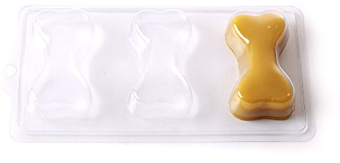 3 Cavité Os De Chien Savon/Bain Bombe Mouler Moule A07