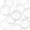 Novelty Place 15CM Weiße Papier Lampions (10er Pack) - Große chinesische/japanische Haus-, Party- & Hochzeitsdekoration