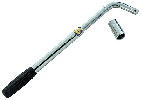 AUTONIK 113120 Radmutternschlüssel, Ausziehbar inklusive 17/19 mm Einsatz, TÜV