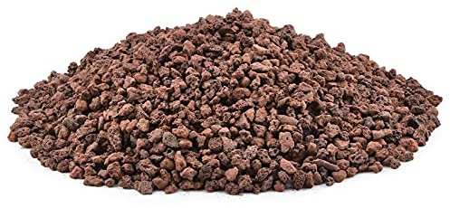 WANDIC Piedras decorativas de lava roja, 500 gramos, 3-6 mm, piedras de lava volcánica, piedras decorativas para suculentas, cactus, macetas, terrarios, plantas, jarrones
