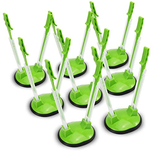 Ruibo Soporte de Estante para Bolsas de Preparación de Alimentos/Bolsa de Plástico para Congelador/Soporte para Bolsas con Cierre de Cremallera, Planificación de Comidas, Reutilizable, Verde