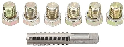 Strumento per la Filettatura delle Viti della Coppa dell'olio, Affidabile Kit di Riparazione del Filetto del Tappo di Scarico dell'olio M13 X 1,5 Mm per Motore