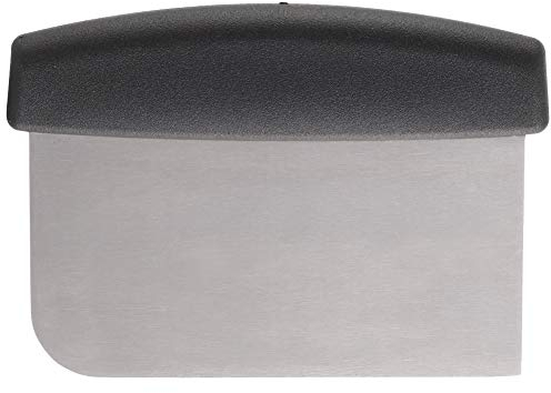 Teigschneider, Lebensmittelschaber aus Edelstahl, Edelstahl-Kuchenschaber Mit Messskala, Bankschaber Zum Backen, Küchenschaber-Werkzeug