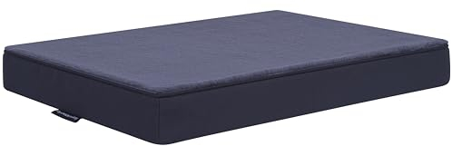 MyBestBuddy Hundekissen Premium orthopädisch mit 8 cm Vollschaum-Kern grau 80x60 cm L, Hundematte mit Stoffbezug, 40°C waschbar, allergikerfreundlich - Hundebett für mittelgroße Hunde, 80 x 60 cm