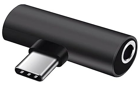 MOIDHSAG 2 in 1 USB C su 3 jack per cuffie da 5 mm + adattatore di ricarica di tipo C USB C su Aux S23-S22 S21-S20