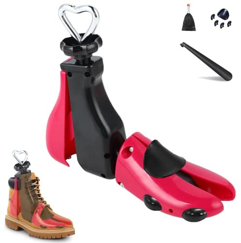 Vencipo Barella per scarpe da donna e da uomo, in pelle, per piedi larghi, regolabile, unisex, con piedi larghi., Rosa (uomo 5-9,5, donna taglia 6-11), Taglia unica