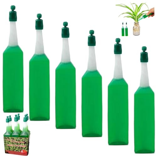 Liquid Fertilizer, 6Pcs Indoor Plant Fertilizer, Flowers Plant Universal Liquid for Improving Growth, Nutritious Solution, Perfect for Gardener, Garden Fertilizers, 38ml