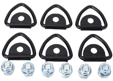 Fydun 6pcs V Anello Legne Down Ancore Bullone Pesante Sull'ancora del Rimorchio per Carico Barca