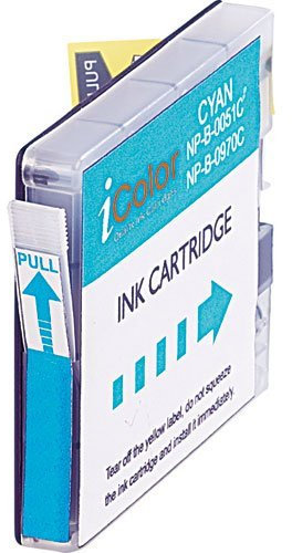 iColor Patrone für Brother LC-970C/LC-1000C, Cyan (Tintenstrahldrucker)