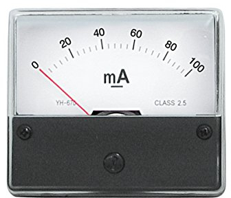 Einbaumessinstrument 0-100mA DC