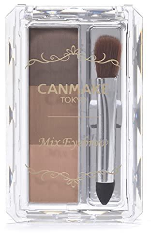 Canmake Mix Eyebrow Powder Palette [03] Soft Brown]