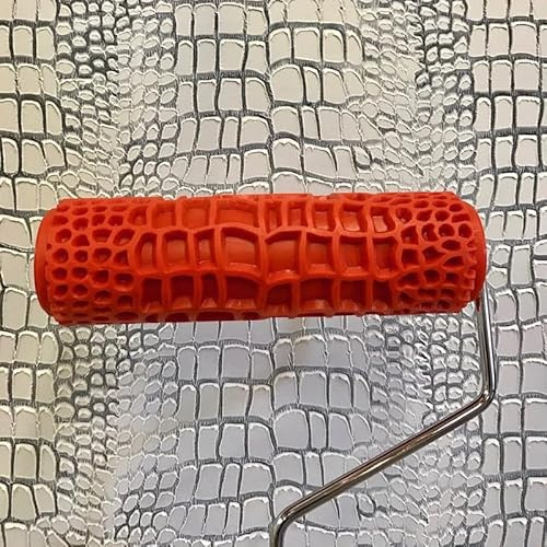 Decorative Art Texture Roller - 7 Roller (Crocodile Skin Pattern)