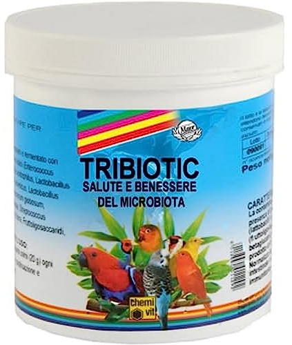 TRIBIOTIC CHEMI Vit Mezcla De Prebioticos, Probioticos Y Postbioticos para Aves 250 Gr.