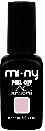 MI-NY Smalto Semipermanente Peel Off rosa chiaro - Blush - Gel senza Base e Top Coat, Rimozione con Acqua Calda, Formula Vegan Friendly, Durata Fino 15 Giorni, Manicure Rapida in 5 minut
