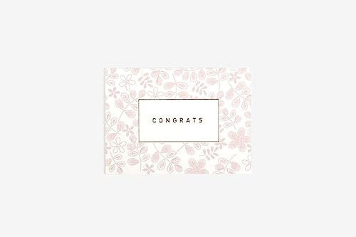 Dailylike Gratulationskort rosa congrats 9,7x7cm.