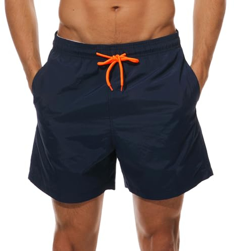 Arcweg Homme Short de Bain Bermuda Séchage Rapide Garçons Court de Plage Sport Natation Casual 12 Ans et Plus avec Cordon Réglable Élastique Tailles 38-46