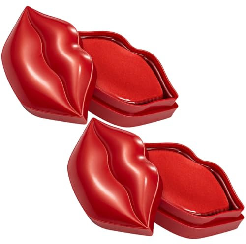 BELLIFFY 40stücke Feuchtigkeitsgel Lippenmaske Gel Lippenpads Lippen-schlafmaske Lippenpflege-tool Für Sanfte Peeling Und Feuchtigkeitsversorgung Der Lippen