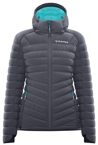 C.A.M.P. - PROTECTION JACKET LADY - L - Asfaltgrå/himmelsblå