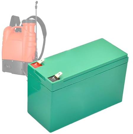 SSCYHT Litiumbatteri 12V 10Ah 4Ah 6Ah 8Ah 12Ah uppladdningsbart batteri 12V ersättningsbatterier för elektrisk spruta med BMS för 40W - 150W motorer,12v6ah 65mm 1pack