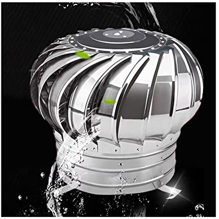 Ventilateur réglable en acier inoxydable pour cheminée - Turbine de toit - Bouchon anti-courant d'air - 100-500 mm - Idéal pour la maison et le garage