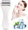 Ice Roller for Face & Eye,Puffiness,Migraine,Pain Relief and Minor Injury,Skin Care Products Stainless Steel Face Massager Ice Roller Massager (White)