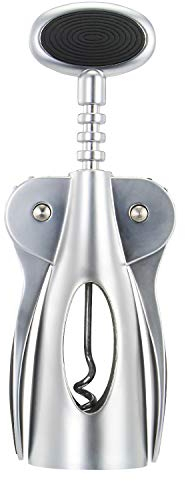 bremermann Cavatappi, cavatappi a leva, in lega di zinco, impugnature soft touch