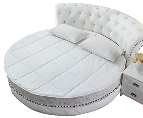 DMCE Luxus Runde Atmungsaktiv Mikrofaser Matratze, Ultra Weich Haut-freundlich Qualität Tief Matratze, Faltbare Abwaschbar