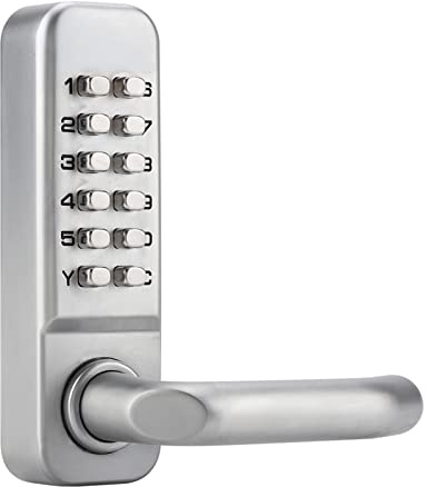 Yosoo Health Gear Serratura da 1 a 11 Cifre con Codice Combinato, Serratura con Codice, Serratura Meccanica in Lega di Zinco per Porte D'ufficio, Porte Interne, Porte da Noleggio