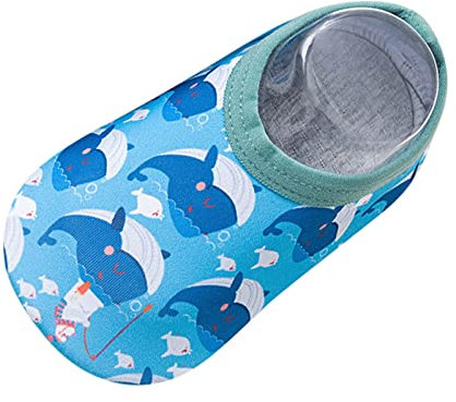 Gyaimxfu Zapatos de Agua para Niños y Niñas,Escarpines Piscina Niña Antideslizante Secado Rápido Calcetines de Natación Zapatillas de Piscina Descalzo Unisex Bebé Verano Playa Surf Calzado