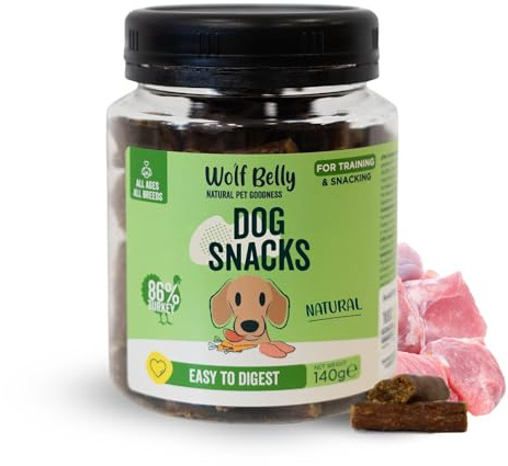 Wolf Belly - Biscotti per Cani 86% Tacchino (80 pz) Senza Cereali