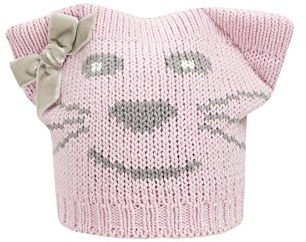 Döll Mädchen Mütze Topfmütze Strick, Gr. 39, Rosa (pink lady 2720)